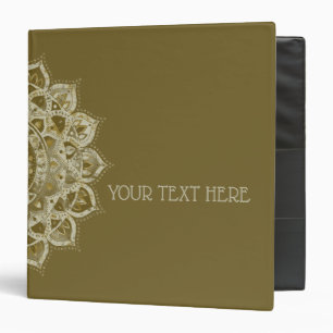 Classy Colorfully Mandala India Style 4 3 Ring Binder