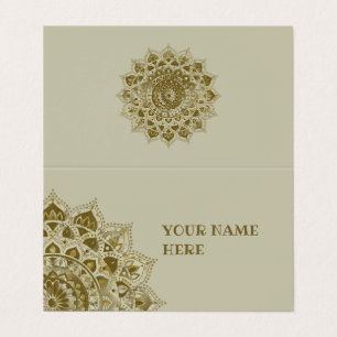 Classy Colorfully Mandala India Style 4 Business Card