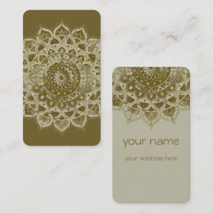 Classy Colorfully Mandala India Style 4 Business Card