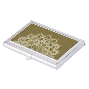 Classy Colorfully Mandala India Style 4 Business Card Case