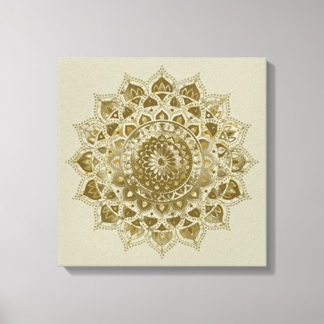 Classy Colorfully Mandala India Style 4 Canvas Print (Front)