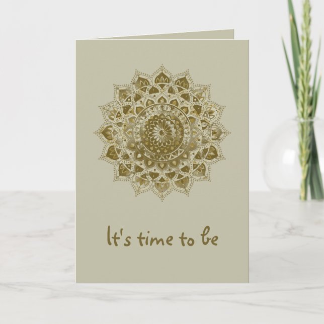 Classy Colorfully Mandala India Style 4 Card (Front)