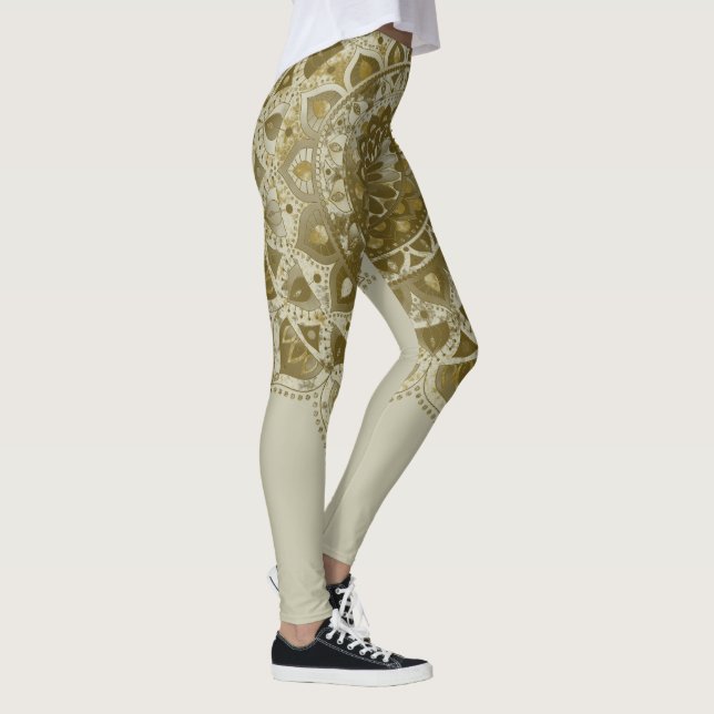 Classy Colorfully Mandala India Style 4 Leggings (Right)
