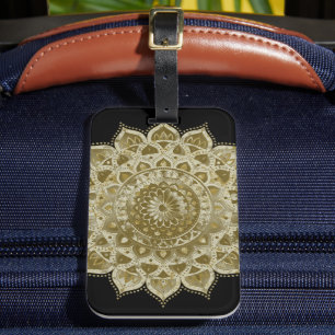 Classy Colorfully Mandala India Style 4 Luggage Tag