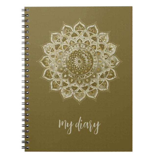 Classy Colorfully Mandala India Style 4 Notebook (Front)
