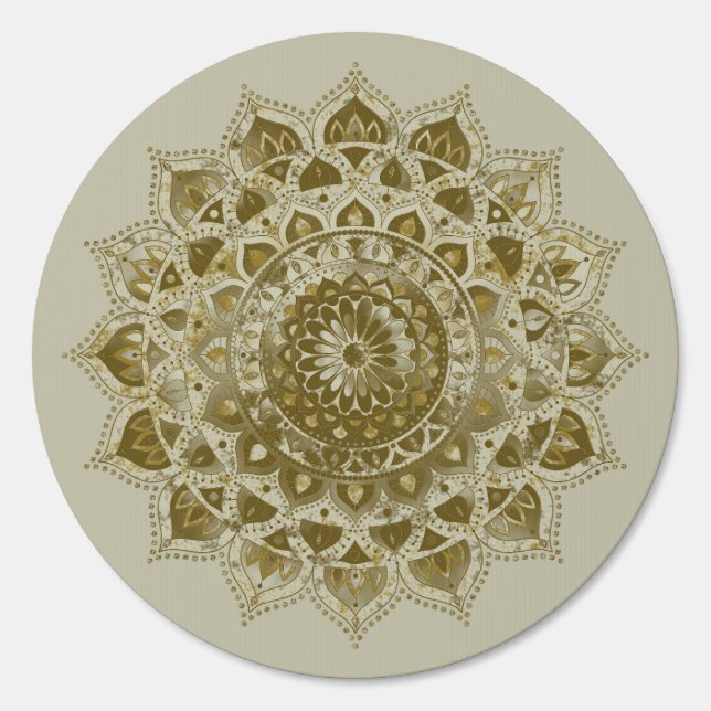 Classy Colorfully Mandala India Style 4 Sign (Front)