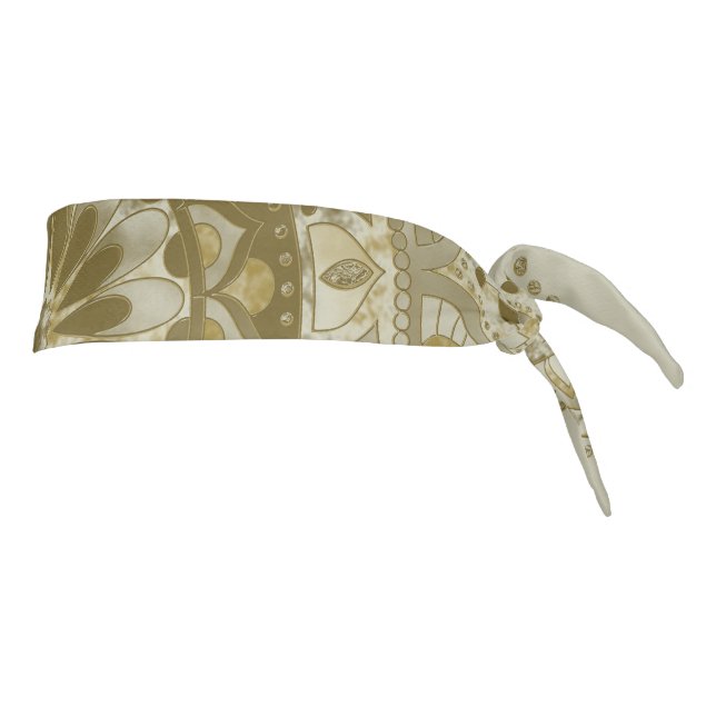 Classy Colorfully Mandala India Style 4 Tie Headband (Rotate 90)