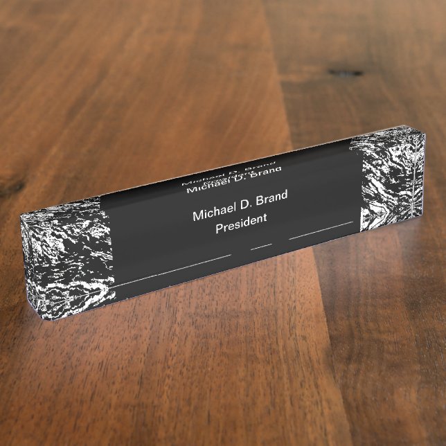 Classy Company Staff Desk Name Plates (Side)