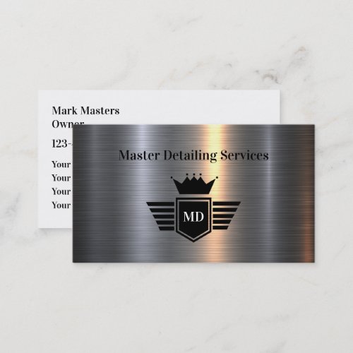 Classy Cool Automotive Services Business Cards