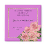 Classy Corner Floral & Glitter Confetti Birthday Magnet