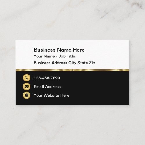 Classy Corporate Executive Editable Business Cards
