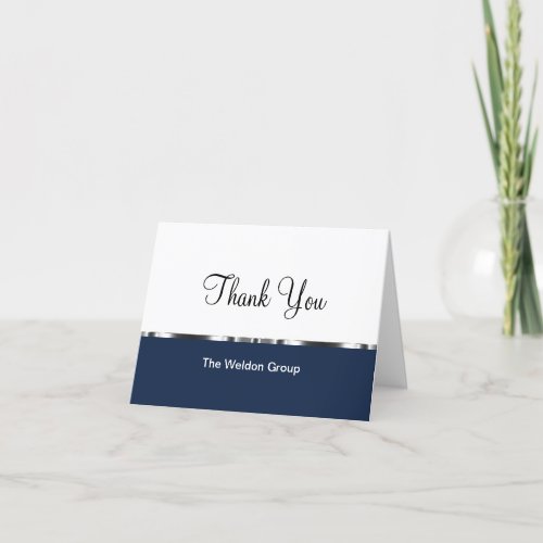 Classy Corporate Realtor Thank You Cards Template