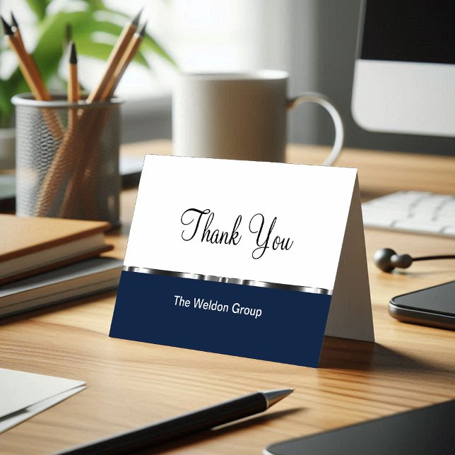 Classy Corporate Realtor Thank You Cards Template (Creator Uploaded)