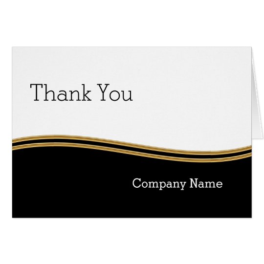 Classy Corporate Thank You Cards | Zazzle.com