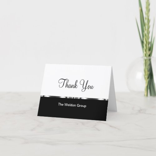 Classy Corporate Thank You Cards Template