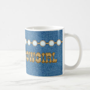 Classy Cowgirl Denim MUG