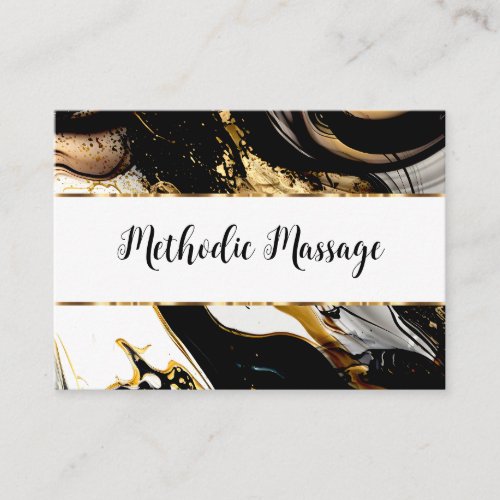 Classy Creative Massage Therapist Businesscards Business Card