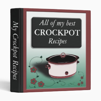 Classy Crockpot Recipes Binder