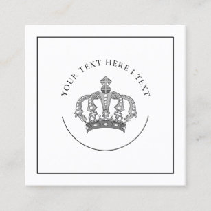 Classy Crown Logo Business Card