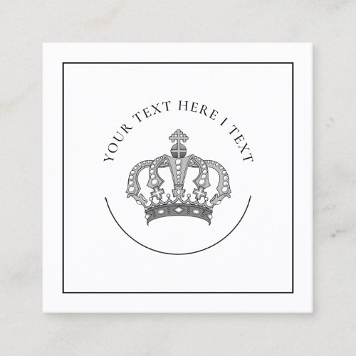 Classy Crown Logo Business Card