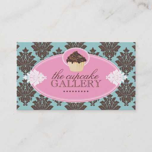 Customizable Classy Cupcake Business Card