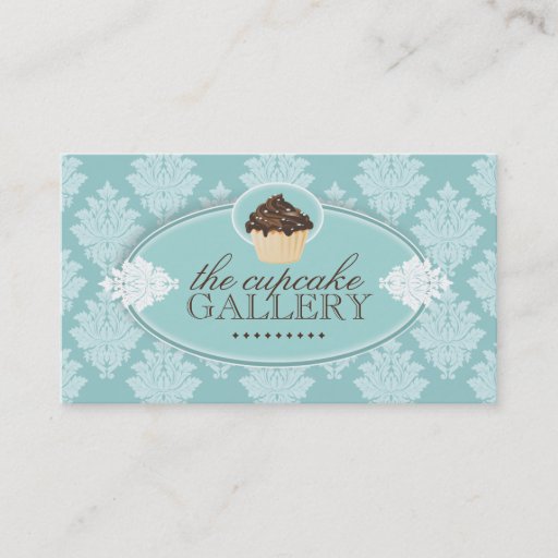 Customizable Classy Cupcake Business Card