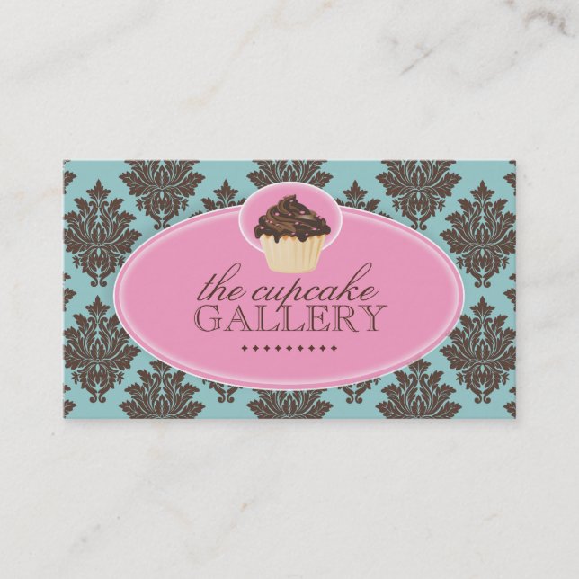 Classy Cupcake Business Card (Front)