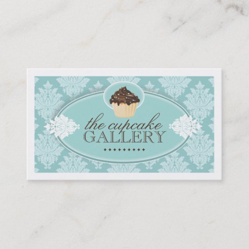 Customizable Classy Cupcake Business Card