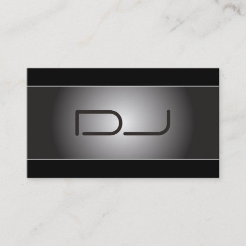Classy Custom DJ Business Card