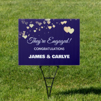 Classy, Custom Engagement Congrats
