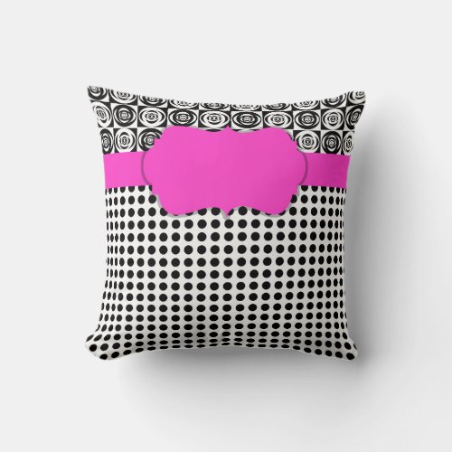 Classy Customizable Pattern Throw Pillow