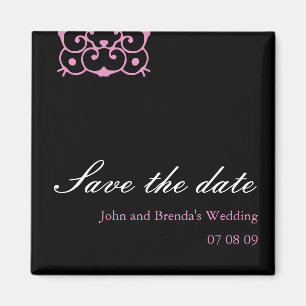 Classy : Customizable Save the Date Magnet