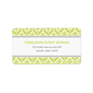 Classy Damask Address Label