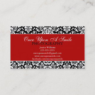 Classy Damask Business Card