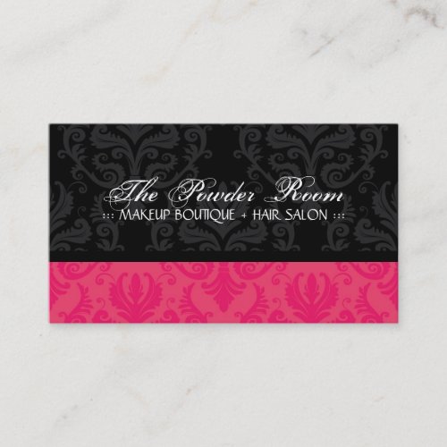 Classy Damask Designer Business Card