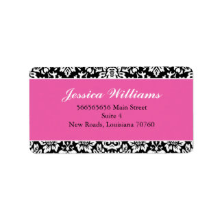 Classy Damask Label