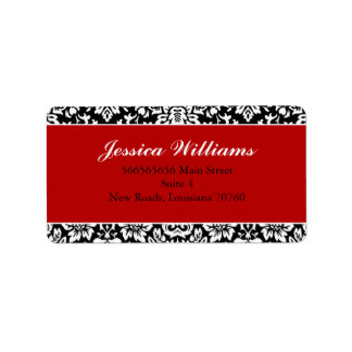 Classy Damask Label