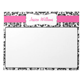 Classy Damask Notepad