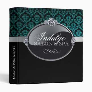 Classy Damask Salon Appointment Binder