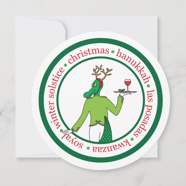 Classy DEI Holiday Card (Front)