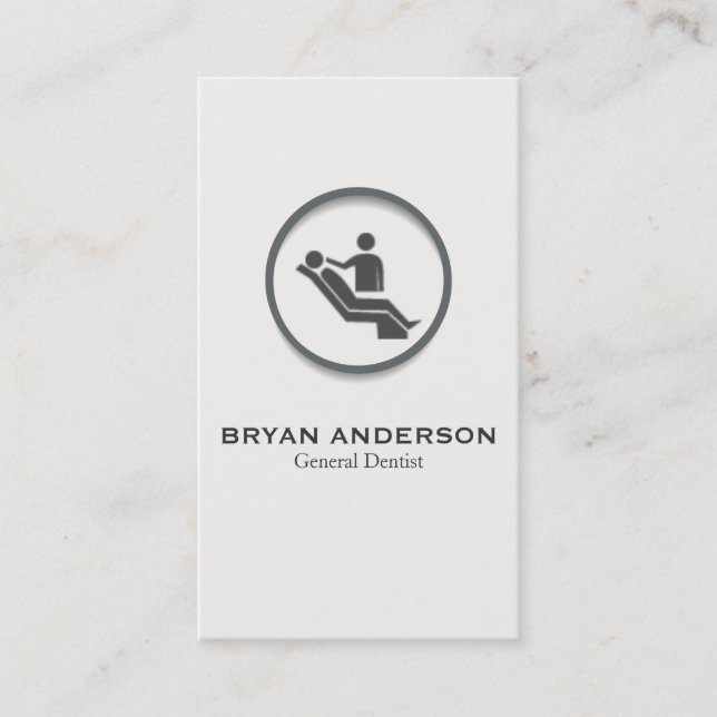 Classy Dental Business Card (Front)