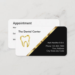 Dentist Office Magnetic Business Cards Template