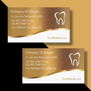 Classy Dentist Business Cards