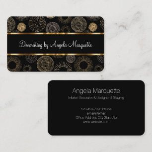 Classy Designer And Decorator Business Cards