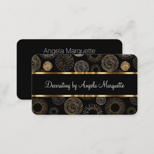 Classy Designer And Decorator Business Cards