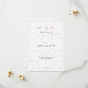 Classy Digital Save the Date Rustic Boho