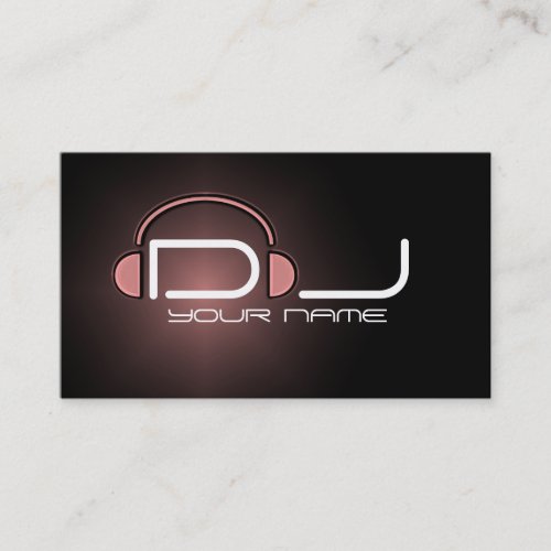 Classy DJ Business Card