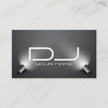 Classy Dj Business Card by istanbuldesign at Zazzle