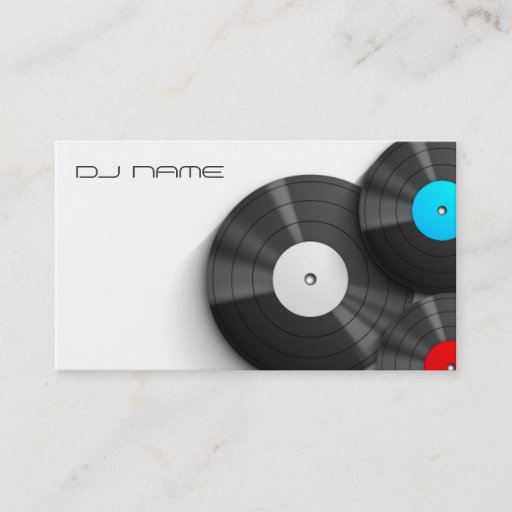 Customizable Classy DJ Business Card
