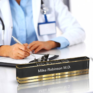 Classy Doctor Office Medical Gift iDea Desk Name Plate